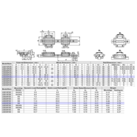 LSD25BK-F2N-N-D-M6 AIRTAC LOW PROFILE RAIL BEARING<br>LSD 25MM SERIES, NORMAL ACCURACY WITH NO PRELOAD (D) STANDARD, BOTTOM MOUNTING FLANGE - NORMAL BODY